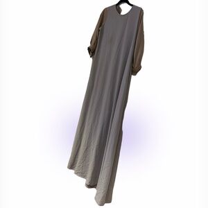 Neutral  Kaftan maxi Dress